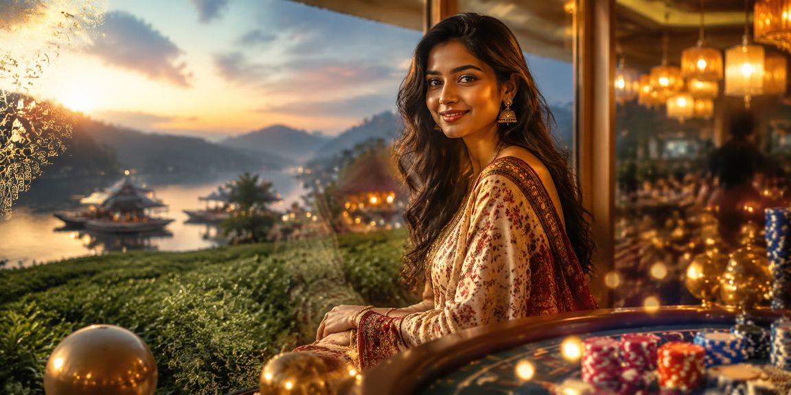 রাঙামাটির চা বাগানে মোবাইলে লাইভ বেটিং উপভোগ করছেন একজন ব্যবহারকারী
